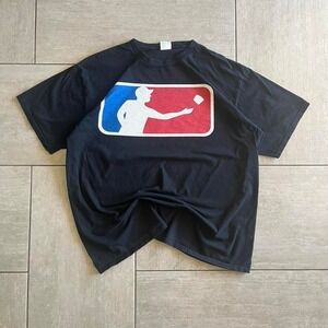 Black mlg parody tee with funny graphic, cot hole tossing